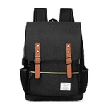 Ficha técnica e caractérísticas do produto Niceday Novo carregamento USB Backpack Anti-roubo Backpack Vento Colégio Bag Notebook lazer Viagens Computer Bag