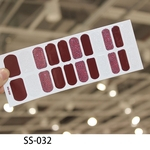 Ficha técnica e caractérísticas do produto Niceday 22tips prego Adhesive Art Sticker DIY manicure brilhantes lantejoulas unhas Strips poloneses Wraps Acessórios