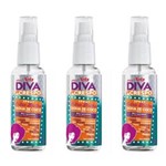 Ficha técnica e caractérísticas do produto Niely Diva Crespo Spray Extra Brilho 120ml - Kit com 03