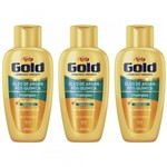 Ficha técnica e caractérísticas do produto Niely Gold Argan Pós Química Shampoo 300ml (Kit C/03)