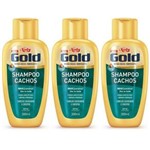 Ficha técnica e caractérísticas do produto Niely Gold Cachos Shampoo 300ml - Kit com 03