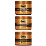 Ficha técnica e caractérísticas do produto Niely Gold Chocolate Máscara Capilar 430g (Kit C/03)