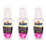 Kit com 6 Niely Gold Compridos + Fortes Silicone Capilar 42ml