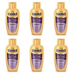 Ficha técnica e caractérísticas do produto Niely Gold Liso Prolongado Shampoo 300ml (Kit C/06)
