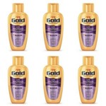 Ficha técnica e caractérísticas do produto Niely Gold Liso Prolongado Shampoo 300ml - Kit com 06