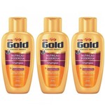 Ficha técnica e caractérísticas do produto Niely Gold Nutrição Poderosa Shampoo 300ml (Kit C/03)