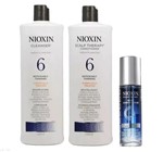 Ficha técnica e caractérísticas do produto Nioxin Hair System 6 Sh + Cond 1000ml + Night Density Rescue