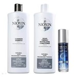 Nioxin Hair System 6 Sh + Cond 1000ml + Night Density Rescue