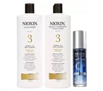 Ficha técnica e caractérísticas do produto Nioxin Hair System 3 Sh + Cond 1000ml + Night Density Rescue