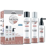 Nioxin 3 System Kit para Cabelo Colorido Afinamento Enfraq