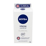 Ficha técnica e caractérísticas do produto Nivea Barra Antitranspirante Clinical Intenso Controle Feminino 42G - Bdf Nivea Ltda