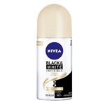 Ficha técnica e caractérísticas do produto Nivea Black & White Desodorante Rollon Toque de Seda Feminino 50ml