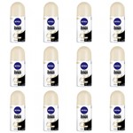 Ficha técnica e caractérísticas do produto Nivea Black White Desodorante Rollon Toque de Seda Feminino 50ml (Kit C/12)