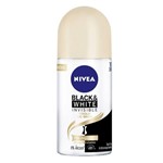 Ficha técnica e caractérísticas do produto Nivea Black White Desodorante Rollon Toque de Seda Feminino 50ml