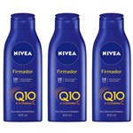 Ficha técnica e caractérísticas do produto Nivea Body Q10 + Vitamina C Loção Hidratante Firmador 400ml (Kit C/03)