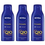 Ficha técnica e caractérísticas do produto Nivea Body Q10 + Vitamina C Loção Hidratante Firmador 400ml - Kit com 03