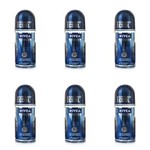 Ficha técnica e caractérísticas do produto Nivea Cool Kick Desodorante Rollon Masculino 50ml - Kit com 06