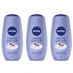 Ficha técnica e caractérísticas do produto Nivea Creme Soft Milk Sabonete Líquido 250ml (Kit C/03)