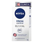 Ficha técnica e caractérísticas do produto Nivea Desodorante Clinical Intense Control Fem - 42g
