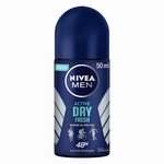 Ficha técnica e caractérísticas do produto Nivea Desodorante Roll-on Masculino Active Dry Fresh 50ml