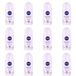 Ficha técnica e caractérísticas do produto Nivea Double Effect Violet Sense Desodorante Rollon 50ml (Kit C/12)
