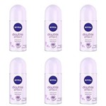 Ficha técnica e caractérísticas do produto Nivea Double Effect Violet Sense Desodorante Rollon 50ml - Kit com 06