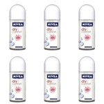 Ficha técnica e caractérísticas do produto Nivea Dry Confort Desodorante Rollon 50ml (Kit C/06)