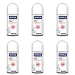 Ficha técnica e caractérísticas do produto Nivea Dry Confort Desodorante Rollon 50ml - Kit com 06
