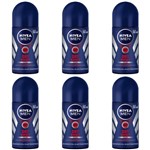 Ficha técnica e caractérísticas do produto Nivea Dry Impact Desodorante Rollon Masculino 50ml (Kit C/06)