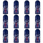 Ficha técnica e caractérísticas do produto Nivea Dry Impact Desodorante Rollon Masculino 50ml - Kit com 12