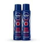 Ficha técnica e caractérísticas do produto Nivea Dry Impact Men Desodorante Aerosol 2x150ml