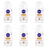 Ficha técnica e caractérísticas do produto Nivea Feminino Stress Protect Desodorante Rollon 50ml (Kit C/06)