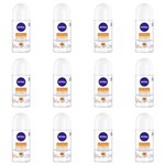 Ficha técnica e caractérísticas do produto Nivea Feminino Stress Protect Desodorante Rollon 50ml - Kit com 12