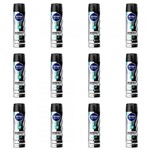 Ficha técnica e caractérísticas do produto Nivea For Men Black White Fresh Desodorante Aerosol 150ml (Kit C/12)
