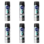 Ficha técnica e caractérísticas do produto Nivea For Men Black & White Fresh Desodorante Aerosol 150ml - Kit com 06