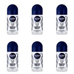 Ficha técnica e caractérísticas do produto Nivea For Men Sensitive Protect Desodorante Rollon 50ml (Kit C/06)