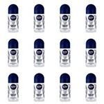 Ficha técnica e caractérísticas do produto Nivea For Men Sensitive Protect Desodorante Rollon 50ml - Kit com 12