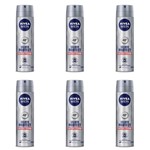 Ficha técnica e caractérísticas do produto Nivea For Men Silver Protect Desodorante Aerosol 150ml (Kit C/06)
