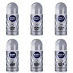 Nivea For Men Silver Protect Desodorante Rollon 50ml (kit C/06)