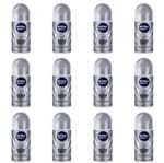 Ficha técnica e caractérísticas do produto Nivea For Men Silver Protect Desodorante Rollon 50ml (Kit C/12)