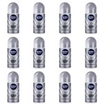 Ficha técnica e caractérísticas do produto Nivea For Men Silver Protect Desodorante Rollon 50ml - Kit com 12