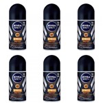 Ficha técnica e caractérísticas do produto Nivea For Men Stress Protect Desodorante Rollon 50ml (Kit C/06)