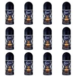 Ficha técnica e caractérísticas do produto Nivea For Men Stress Protect Desodorante Rollon 50ml - Kit com 12
