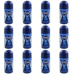 Ficha técnica e caractérísticas do produto Nivea Fresh Active Desodorante Rollon Masculino 50ml - Kit com 12
