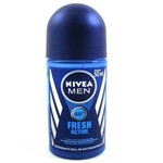Ficha técnica e caractérísticas do produto Nivea Fresh Active Desodorante Rollon Masculino 50ml