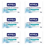 Ficha técnica e caractérísticas do produto Nivea Fresh Sabonete Antibacteriano 85g (Kit C/06)