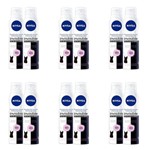 Nivea Invisible Black & White Desodorante Aerosol Feminino 2x150ml (kit C/06)
