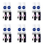 Ficha técnica e caractérísticas do produto Nivea Invisible Black White Desodorante Aerosol Feminino 2x150ml (Kit C/06)