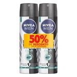 Ficha técnica e caractérísticas do produto Nivea Kit Desodorante Aerosol Black&White Fresh Masculino Leve + Pague -