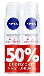 Ficha técnica e caractérísticas do produto Nivea Kit Desodorante Aerosol Dry Comfort Leve Mais Pague Menos**